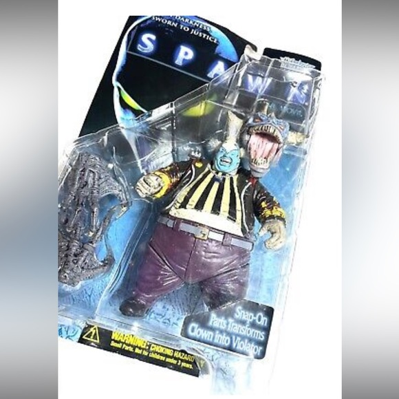 Vintage Spawn the Movie The Clown Violator Action Figure McFarlane Toys 1997 NIB - Picture 2 of 8